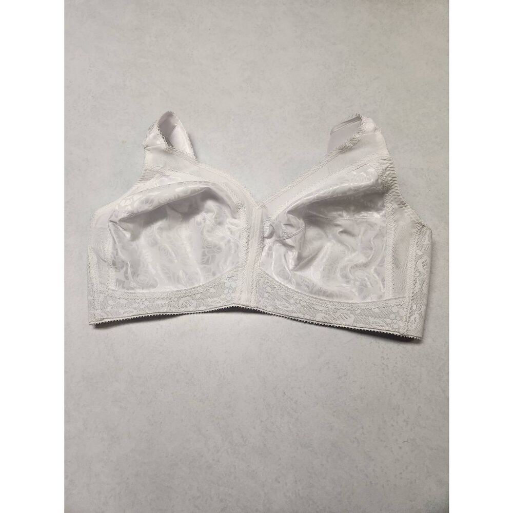 Playtex 18-Hour Original Comfort Strap Wirefree Bra Style 4593 44C White